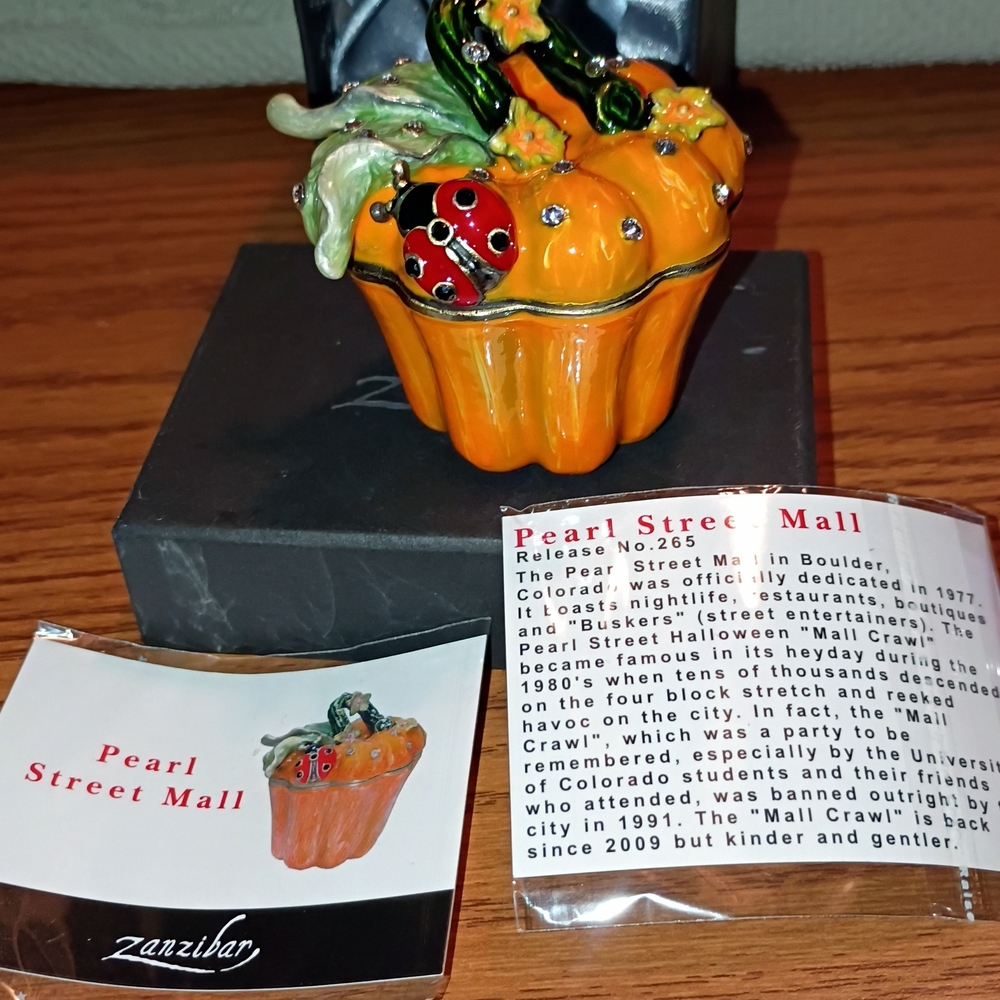 Zanzibar Pumpkin Trinket Box